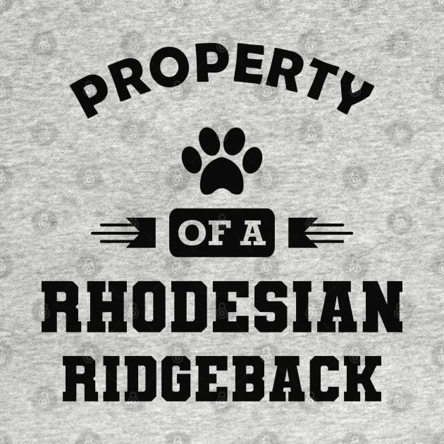 Rhodesian Ridgeback Dog - Property of a rhodesian ridgeback by KC Happy Shop